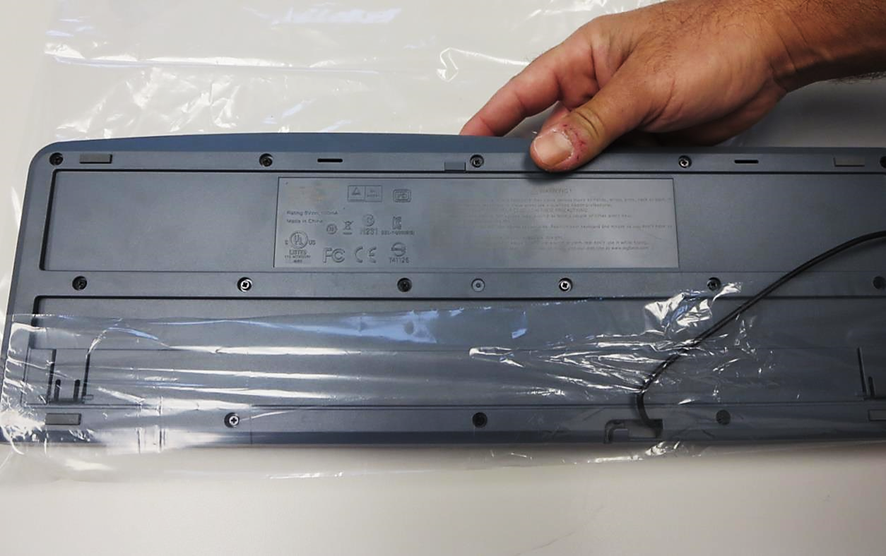 Disposable Computer Keyboard Covers Poly Keyboard Barrier Covers